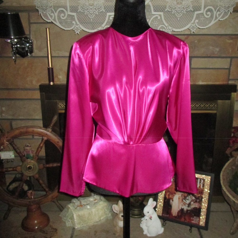 Mary Ellen Blouse - Magenta main image 0
